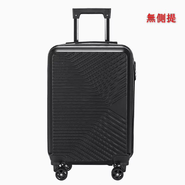 [Boarding model] 20 -inch (non -side -mentioned) tie bar box large -capacity luggage tank universal long -distance long -distance travel [oblique dark flower model] [Black]