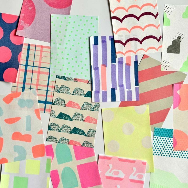 IROIRO 霓虹色系 素材紙包 / 水縞 / JAPAN