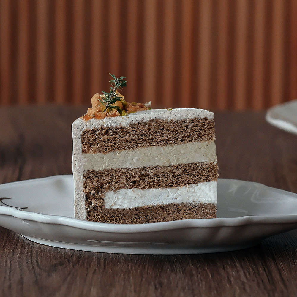 【時甜】伯爵柚子開心果戚風