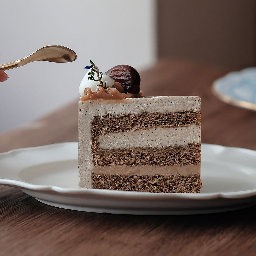 【時甜】伯爵紅茶栗子戚風