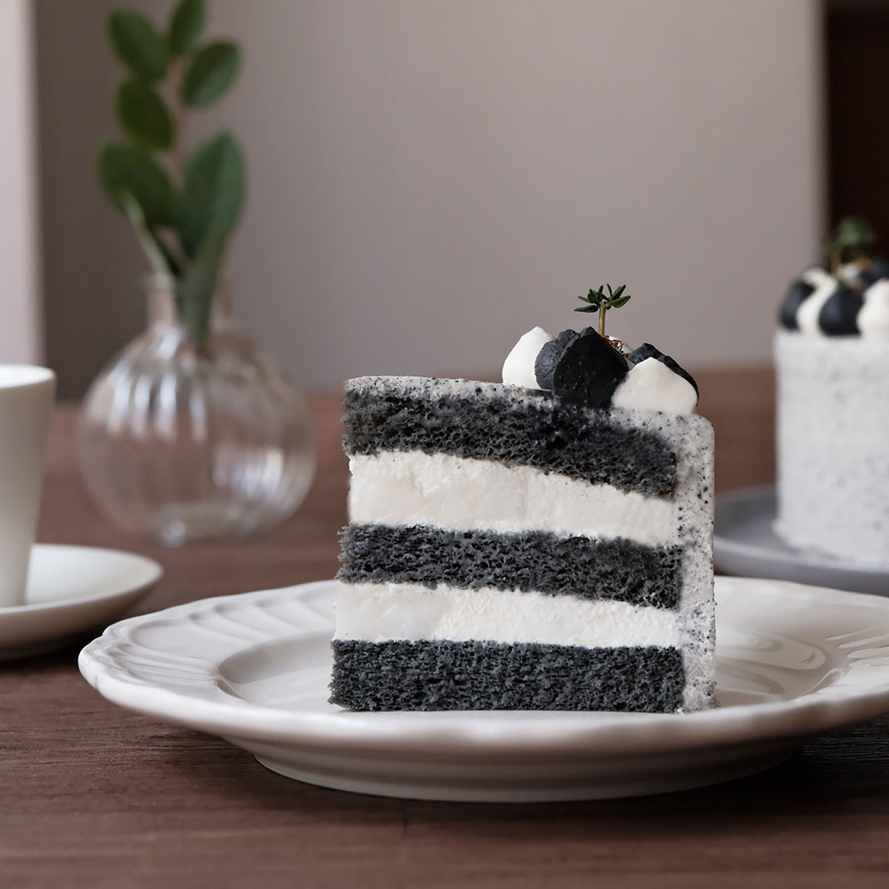 【時甜】桂花白玉芝麻戚風