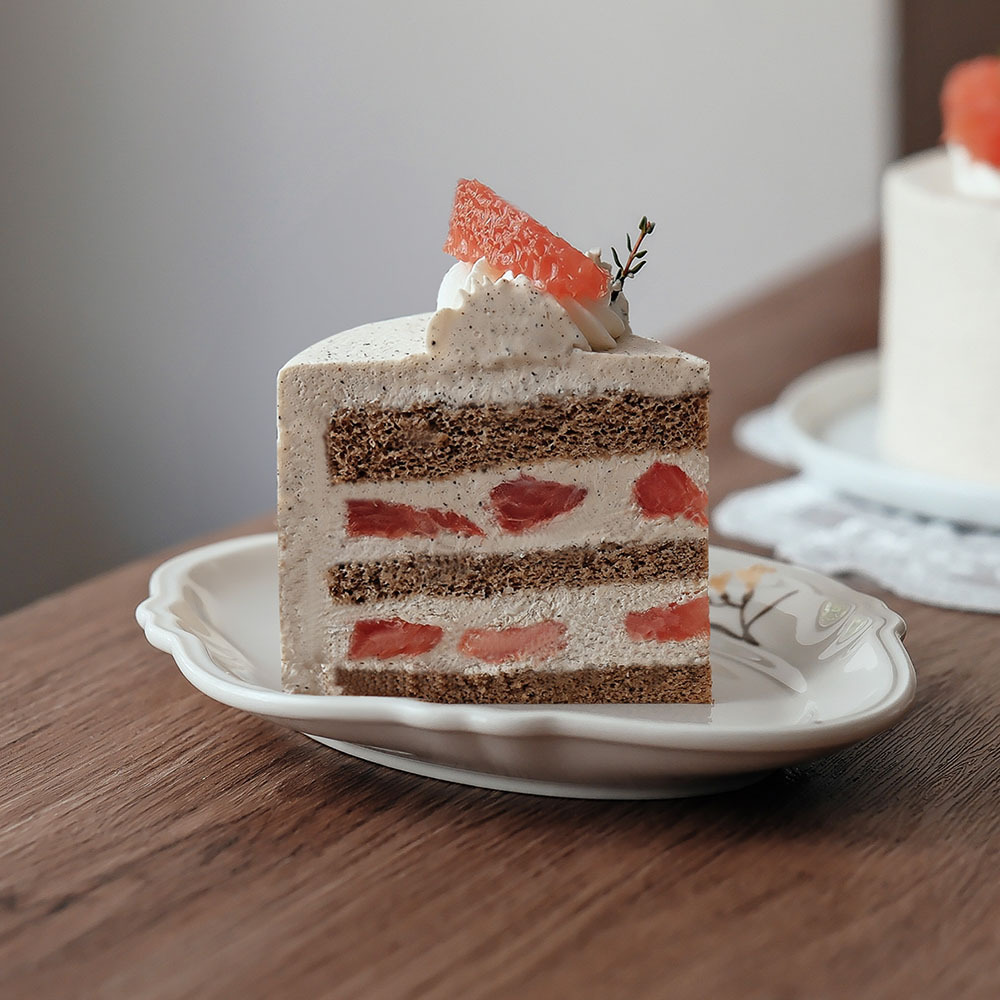 【時甜】葡萄柚伯爵戚風