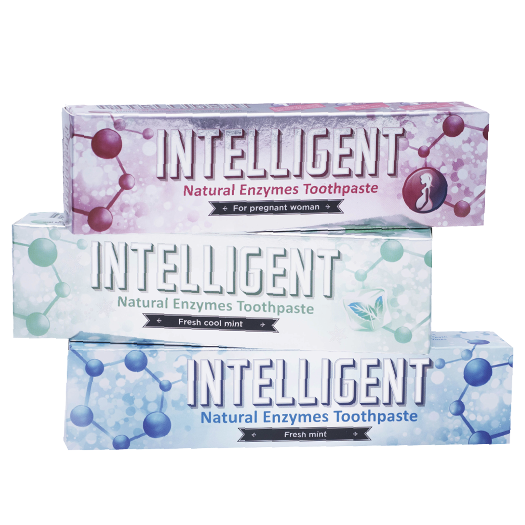 INTELLIGENT【超值優惠】孕婦酵素牙膏80g＋冰晶酵素牙膏80g＋清新酵素牙膏125g