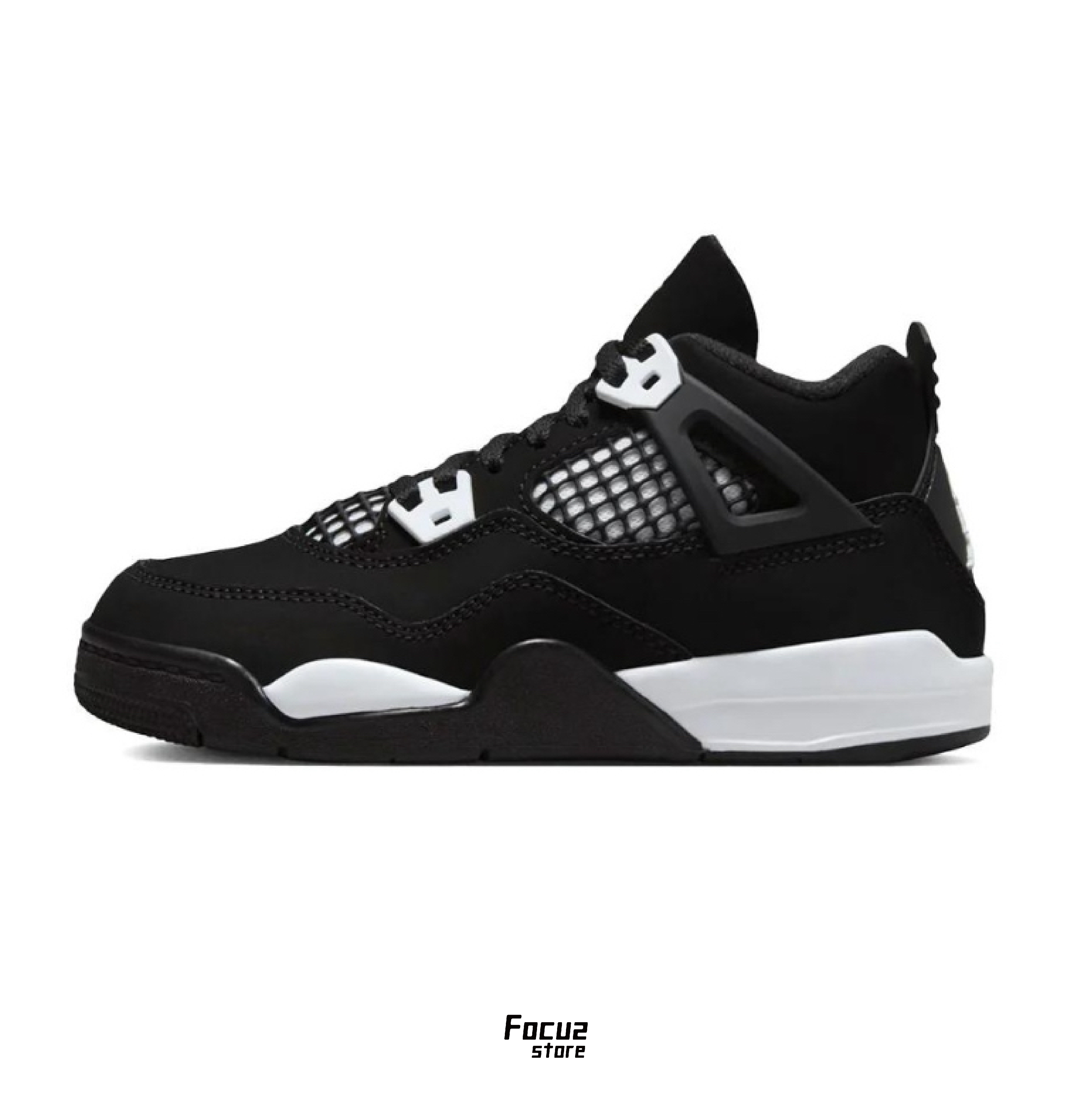 【Focus Store】現貨秒發 Nike Air Jordan 4 Retro PS "White Thunder" 黑白 FV4537-001