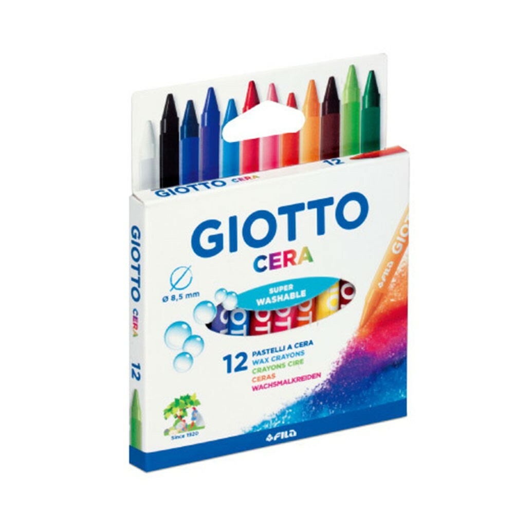 【義大利 GIOTTO】好清洗兒童隨身蠟筆