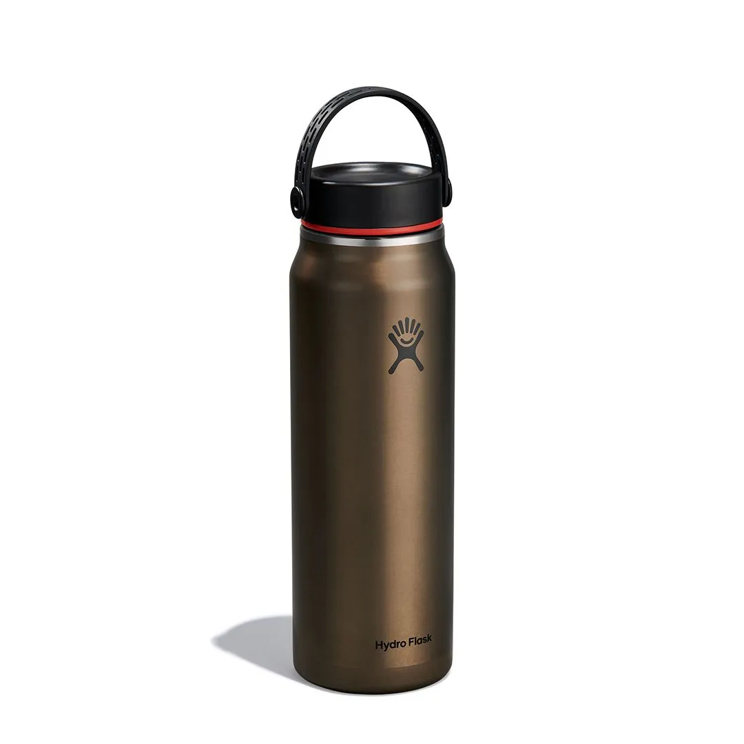 Hydro Flask 美國 32oz 寬口輕量真空保溫瓶 曜石黑色 52HF32LWB080