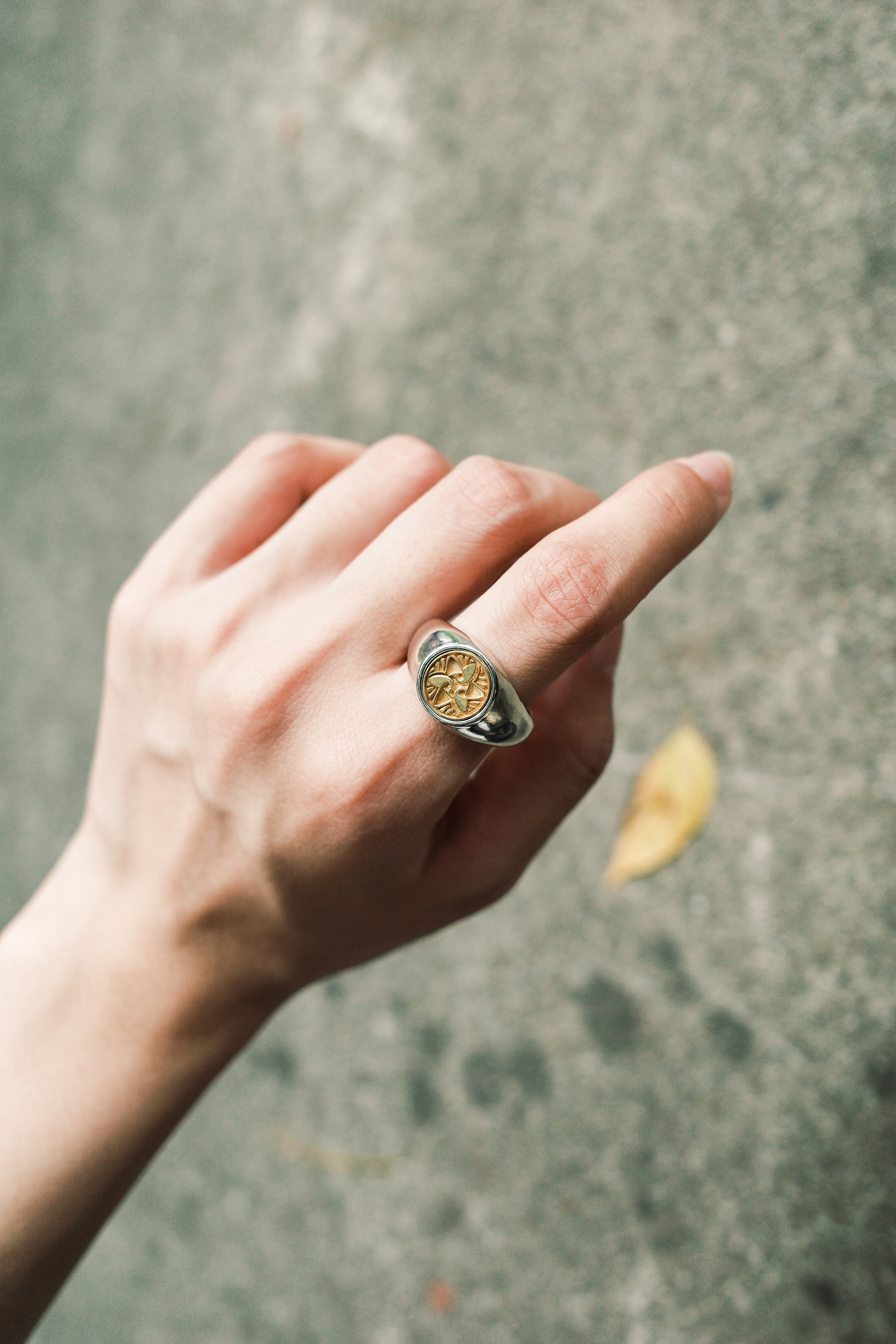 『Always_Good』鶴圖騰 電鍍 鋼戒