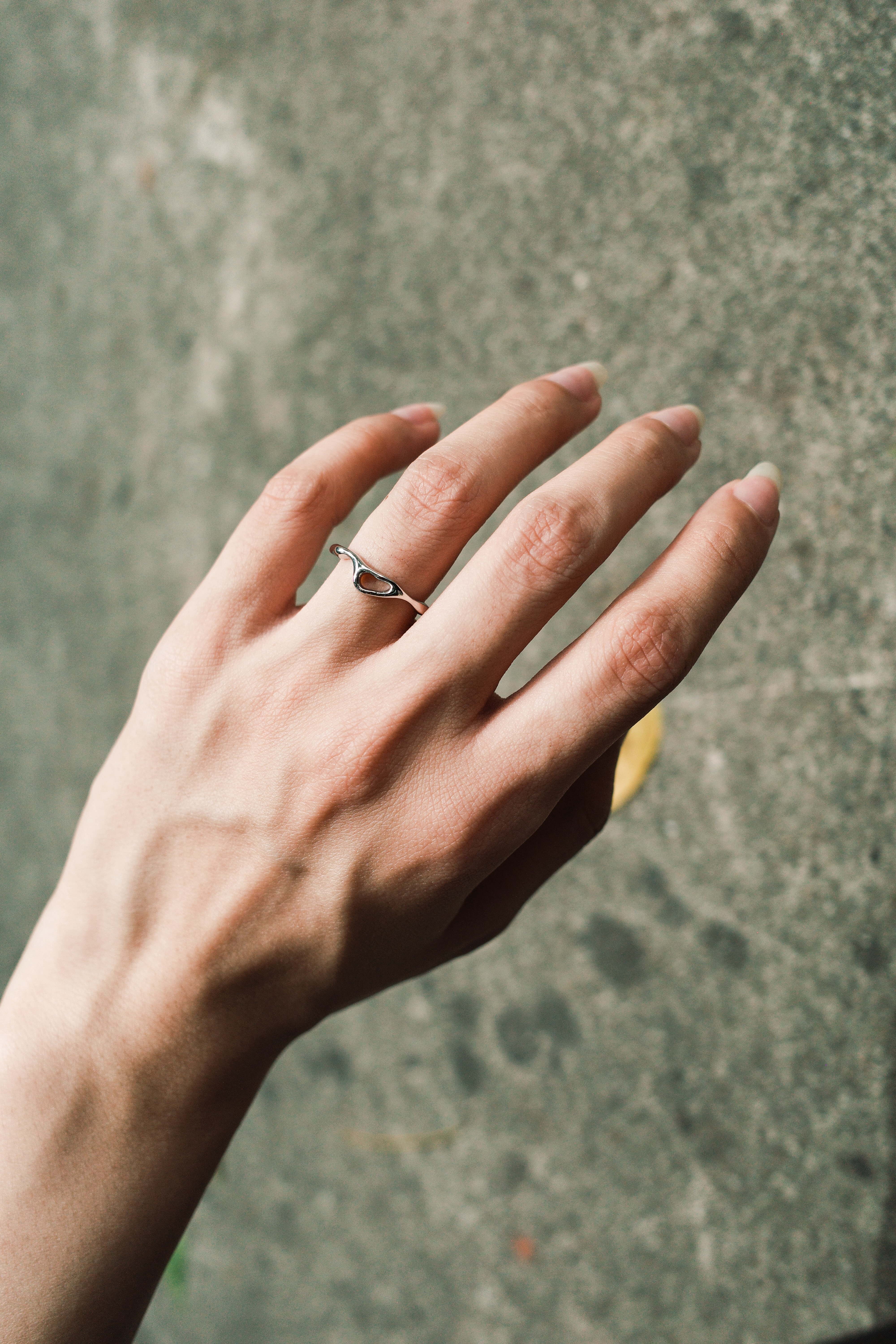 『Always_Good』皺褶 紋理 異形 不規則 開口 戒指