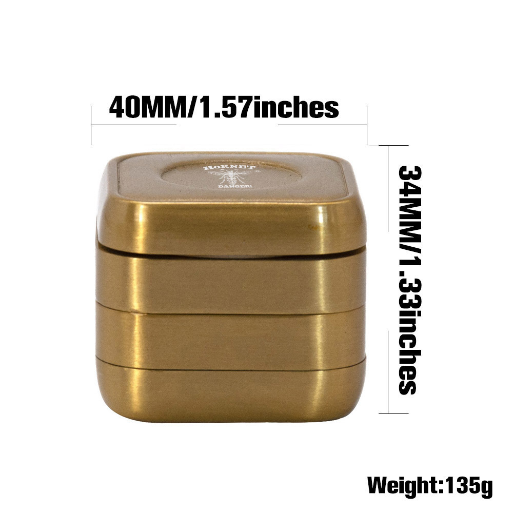 【登機準備配件】40mm、便攜迷你款、鋅合金四層研磨器 #Mini