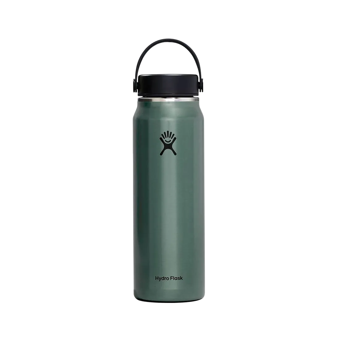 Hydro Flask 美國 32oz 寬口輕量真空保溫瓶 龍紋綠色 52HF32LWB091