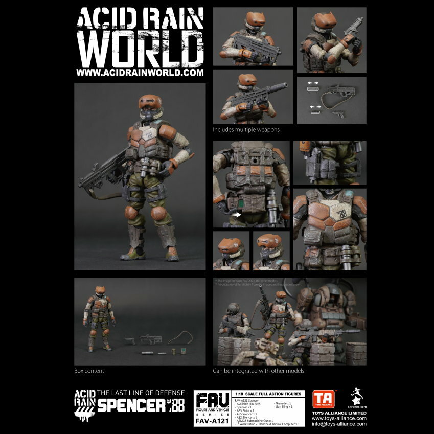Toys Alliance : Acid Rain 1/18 FAV-A121 斯賓塞