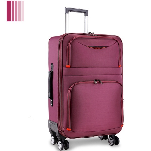 Suitcase (26-inch) -Ogly cloth-business box [Purple-wear-resistant Oxford cloth Wanxiang wheel]