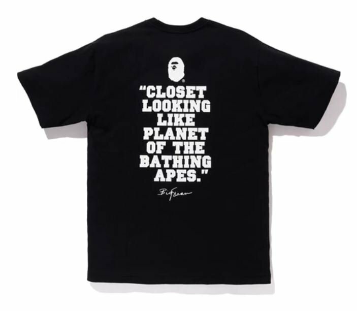 2019AW BIG SEAN BAPE SWAROVSKI APE HEAD TEE 饒舌歌手 聯名 短T 現貨 施華洛世奇