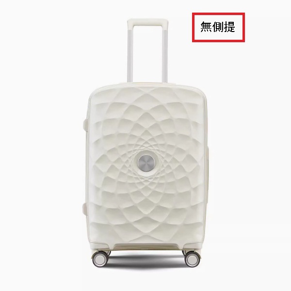[European and American models] suitcase (20 -inch (no side)) universal wheel luggage tie tie box [rice white]