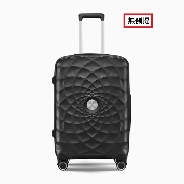 [European and American models] suitcase (20 -inch (no side)) universal wheel luggage tie tip box [Black]