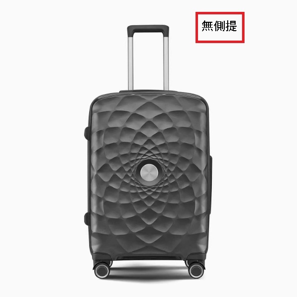 [European and American models] suitcase (20 -inch (no side)) universal wheel luggage coding tie box [dark gray]