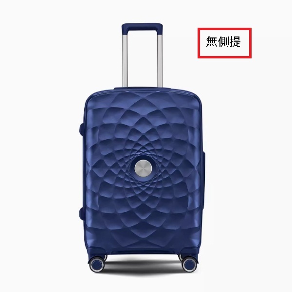 [European and American models] suitcase (20 -inch (no side)) universal wheel luggage coding tie box [dark blue]