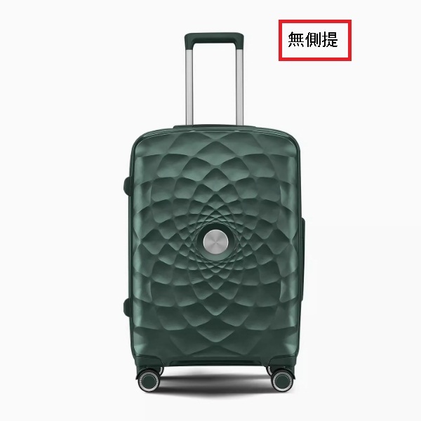 [European and American models] suitcase (20 -inch (no side)) universal wheel luggage coding tie box [dark green]