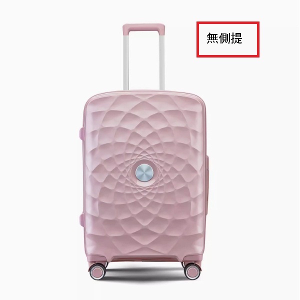 [European and American models] suitcase (20 -inch (no side)) universal wheel luggage password tie box [Rose gold]