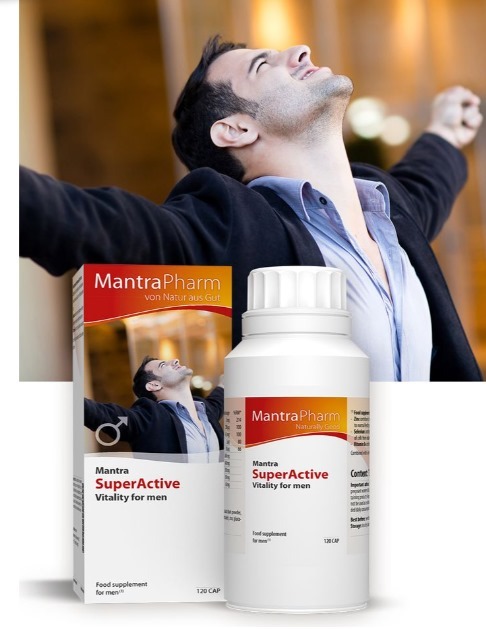 Mantra-Super Active Vitality for men  (120 capsules)