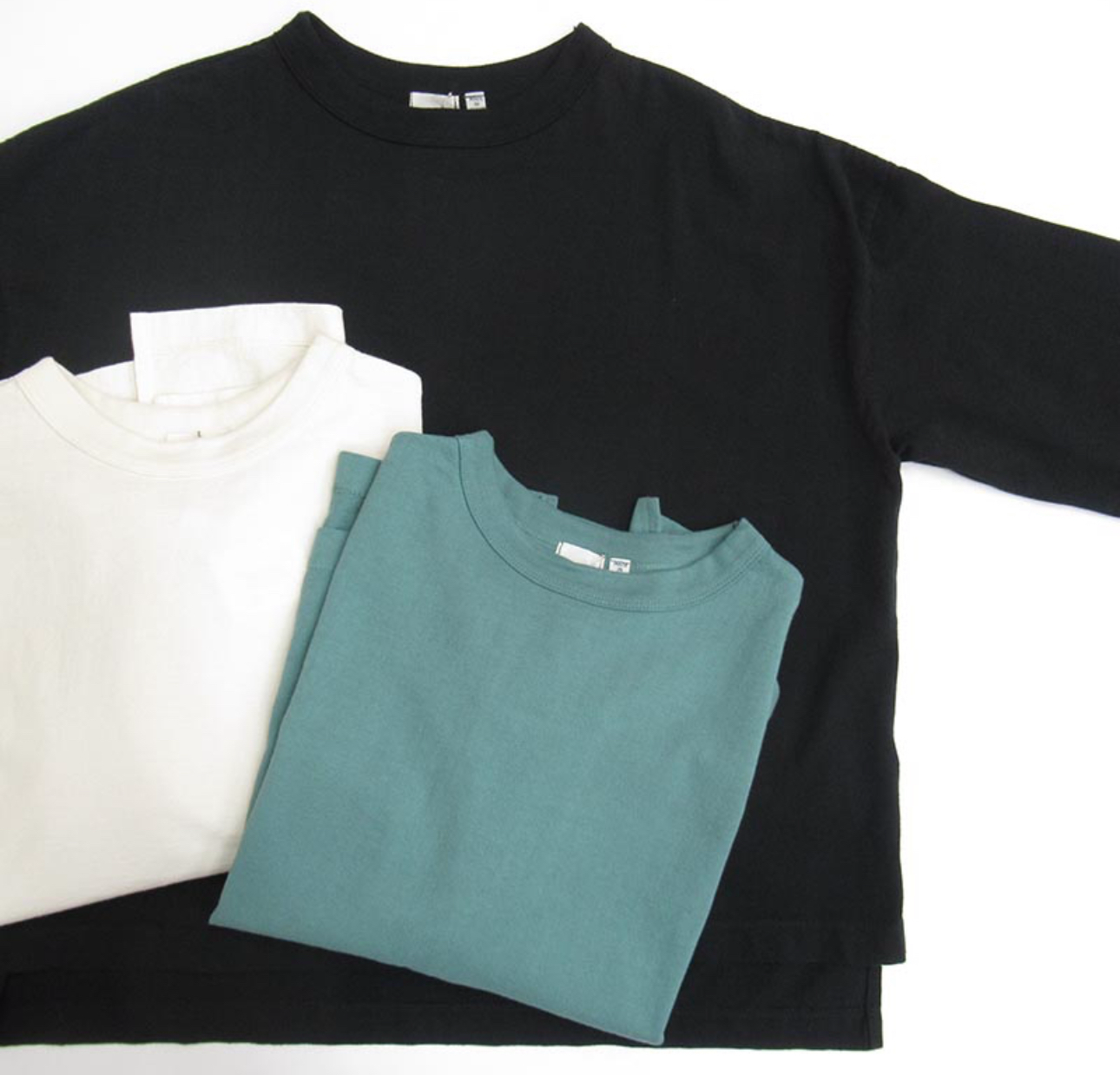 DAYS 有機綿系7分袖寬T恤