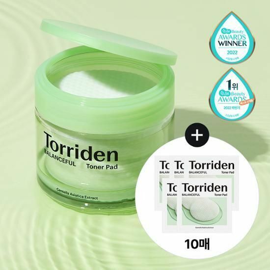 TORRIDEN Balanceful Toner Pad 積雪草爽膚棉片60片(+10片裝)
