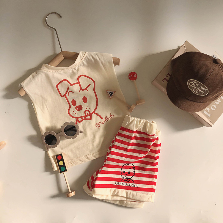 休閒塗鴉卡通套裝