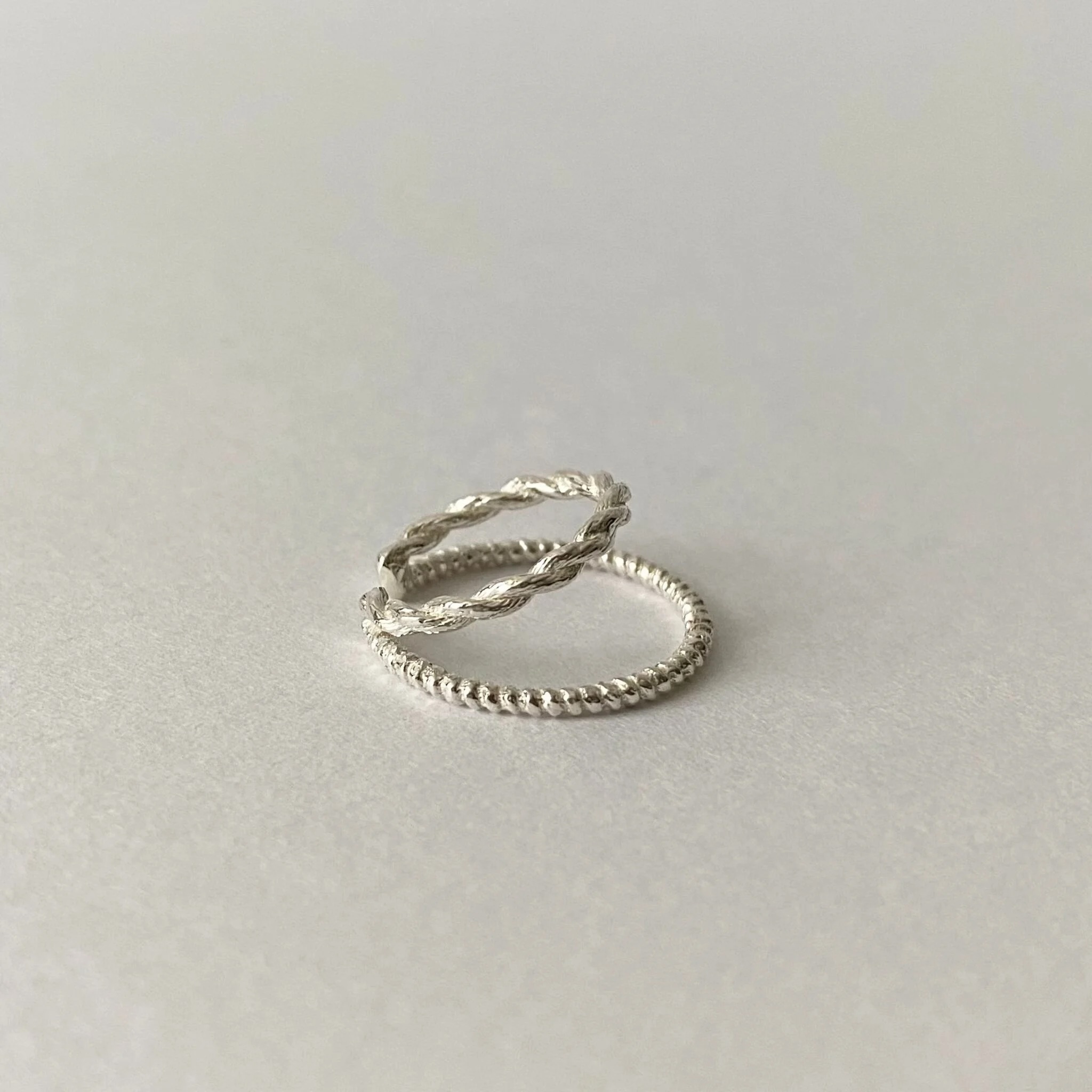 Rope Ear Cuff / Double (silver)｜FLAVOUR