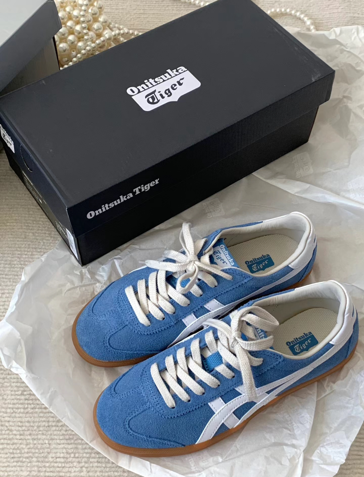 Onitsuka Tiger 鬼塚虎 Tokuten 藍莓焦糖 天空藍 焦糖底 復古 德訓鞋 1183A907-400/預購