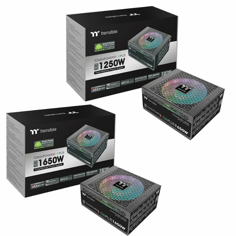 米特3C數位–Thermaltake 曜越 Toughpower iRGB 1250W/1650W Riing Duo 鈦金全模電源供應器