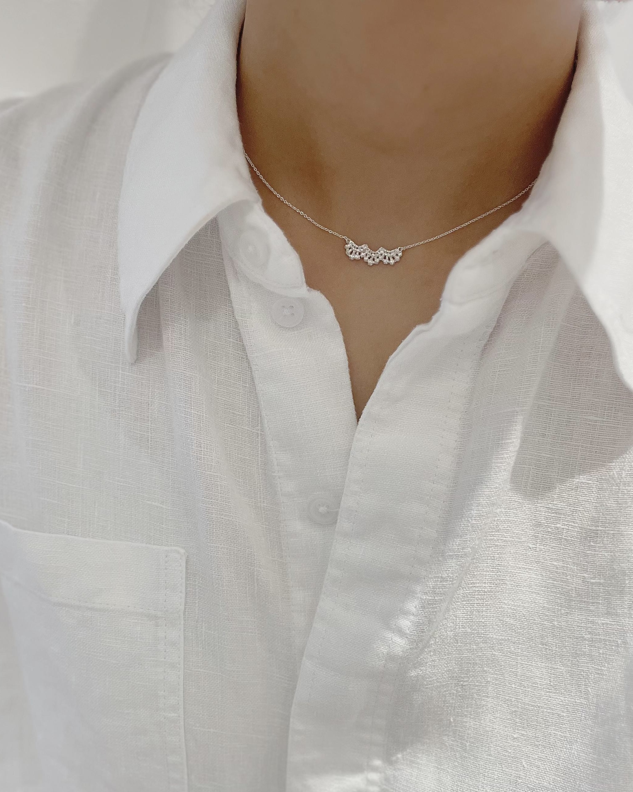 Lace Grain Necklace (silver)｜FLAVOUR