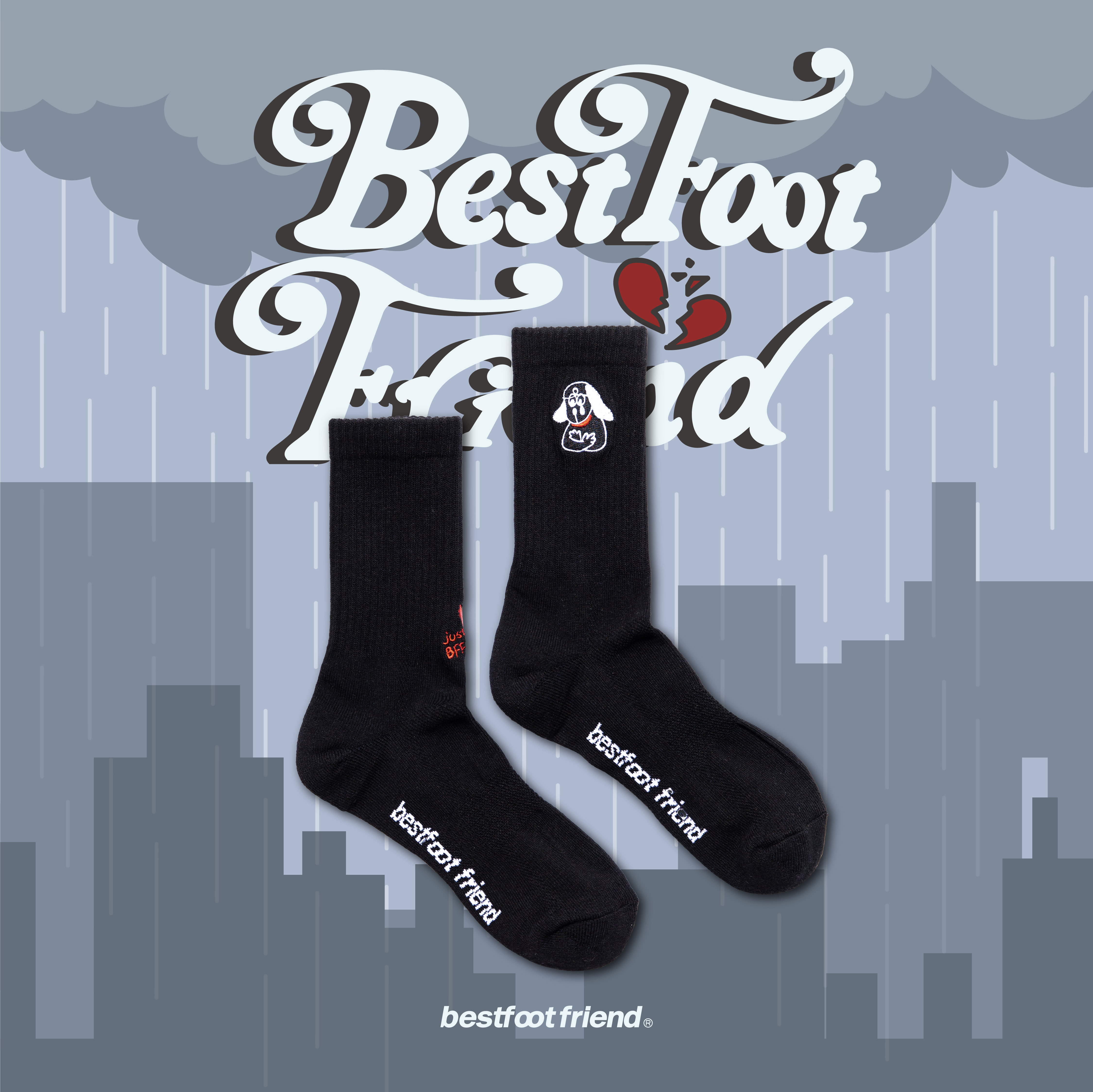 【Focus Store】現貨秒發 BFF Heartbroken Dog "Black" 心碎的狗 BF23009-BK