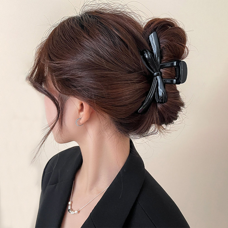 《4698》Ins韓系氣質感蝴蝶結髮夾