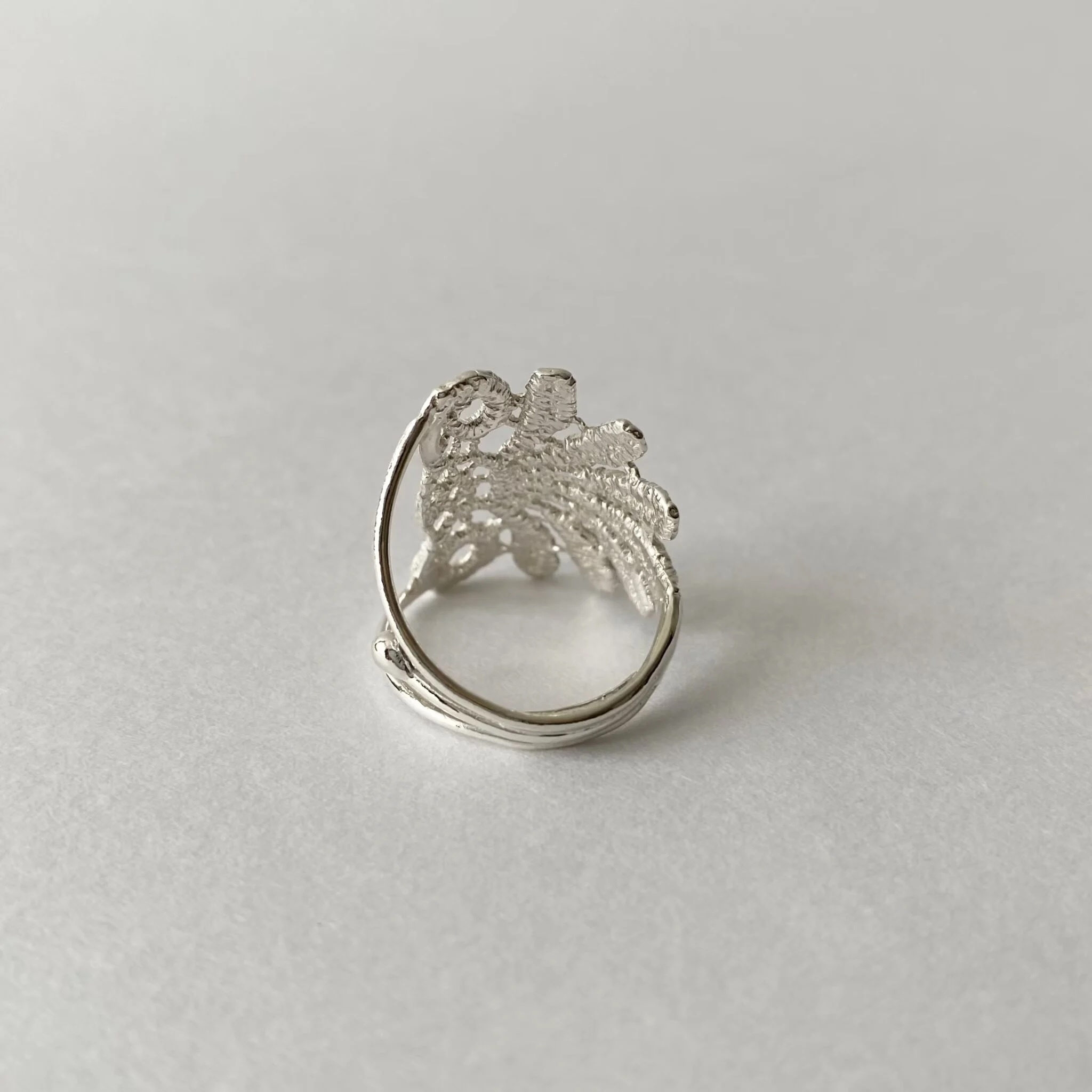 Lace Feather Ring (silver)｜FLAVOUR