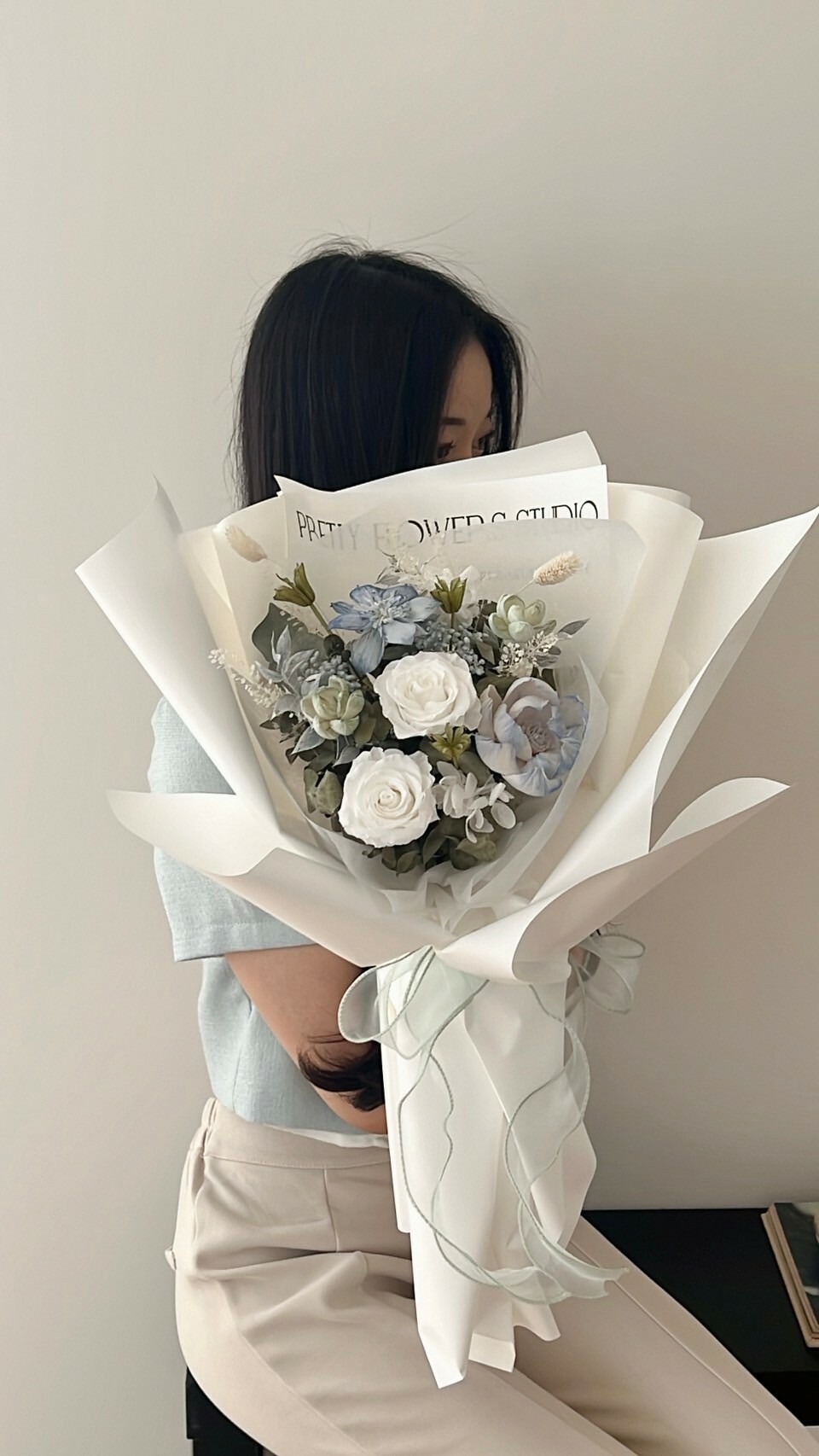 莫奈印象永生花束