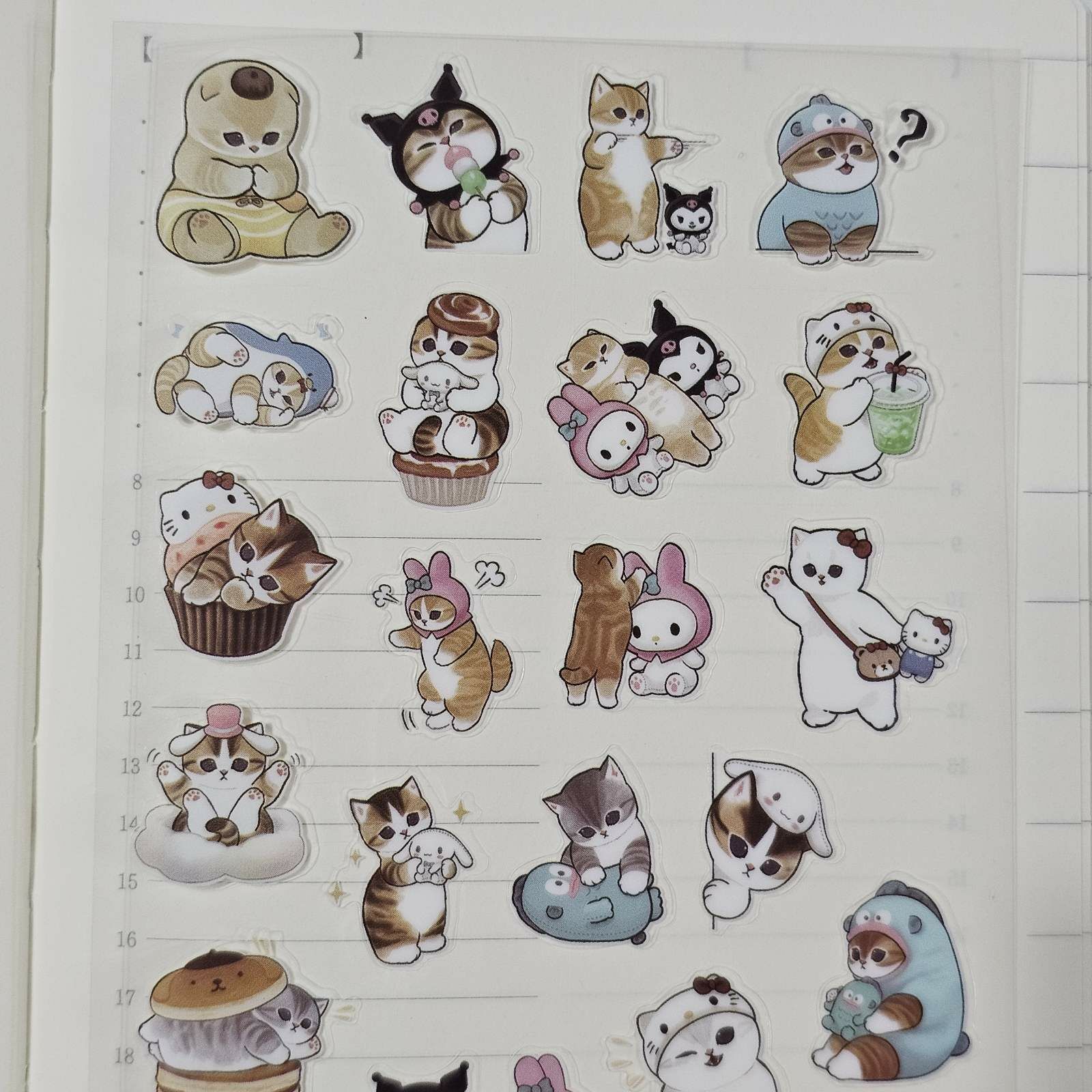 Mofusand Sticker Sheet - A