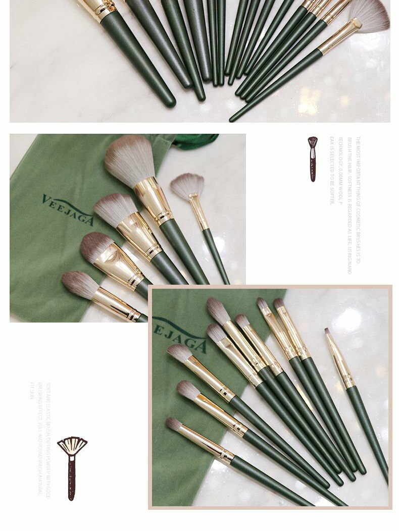 泰國veejaga 化妝刷14件套裝 [#SQ24083006]