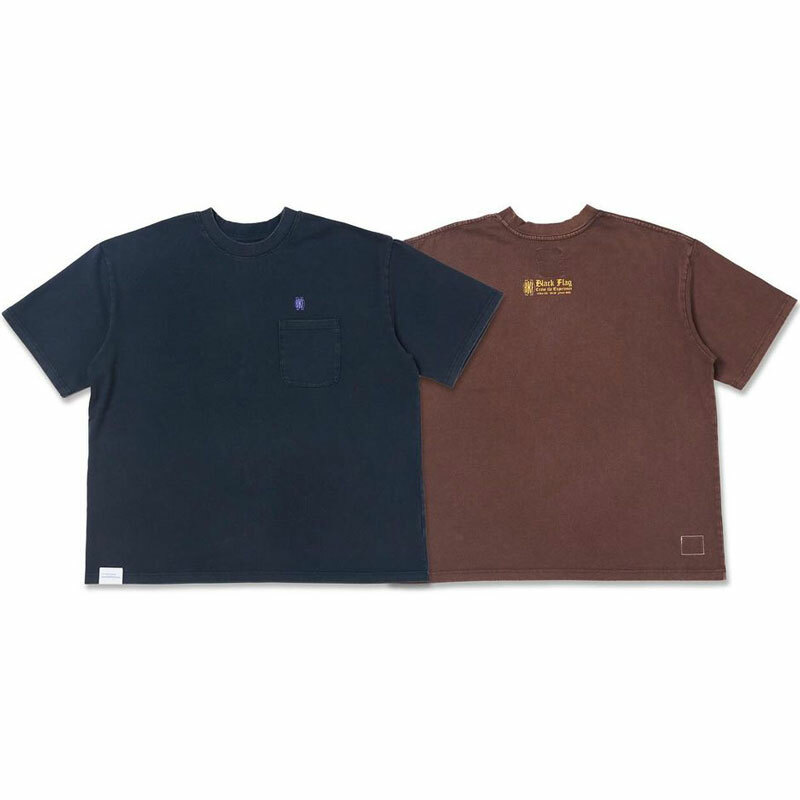 BLACK FLAG 黑旗 BluePooket Washed Tee【JBF24T012】