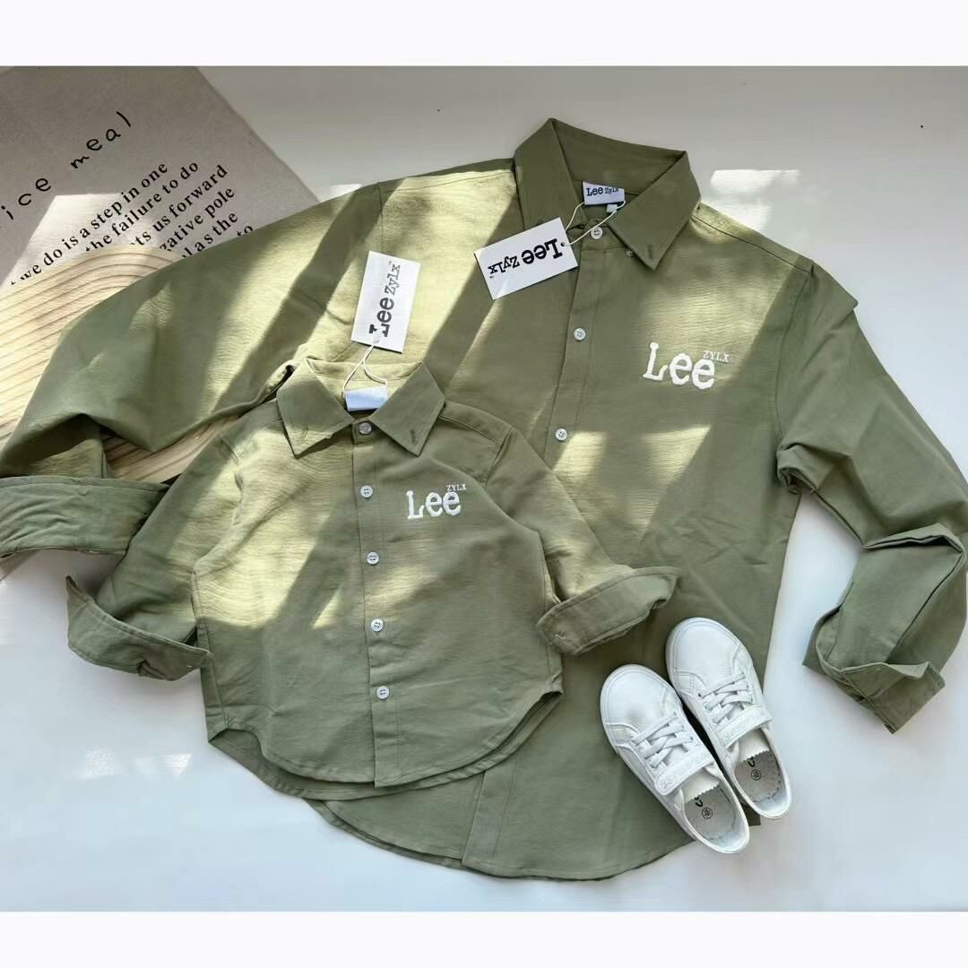 廠單 Lee純棉親子襯衣