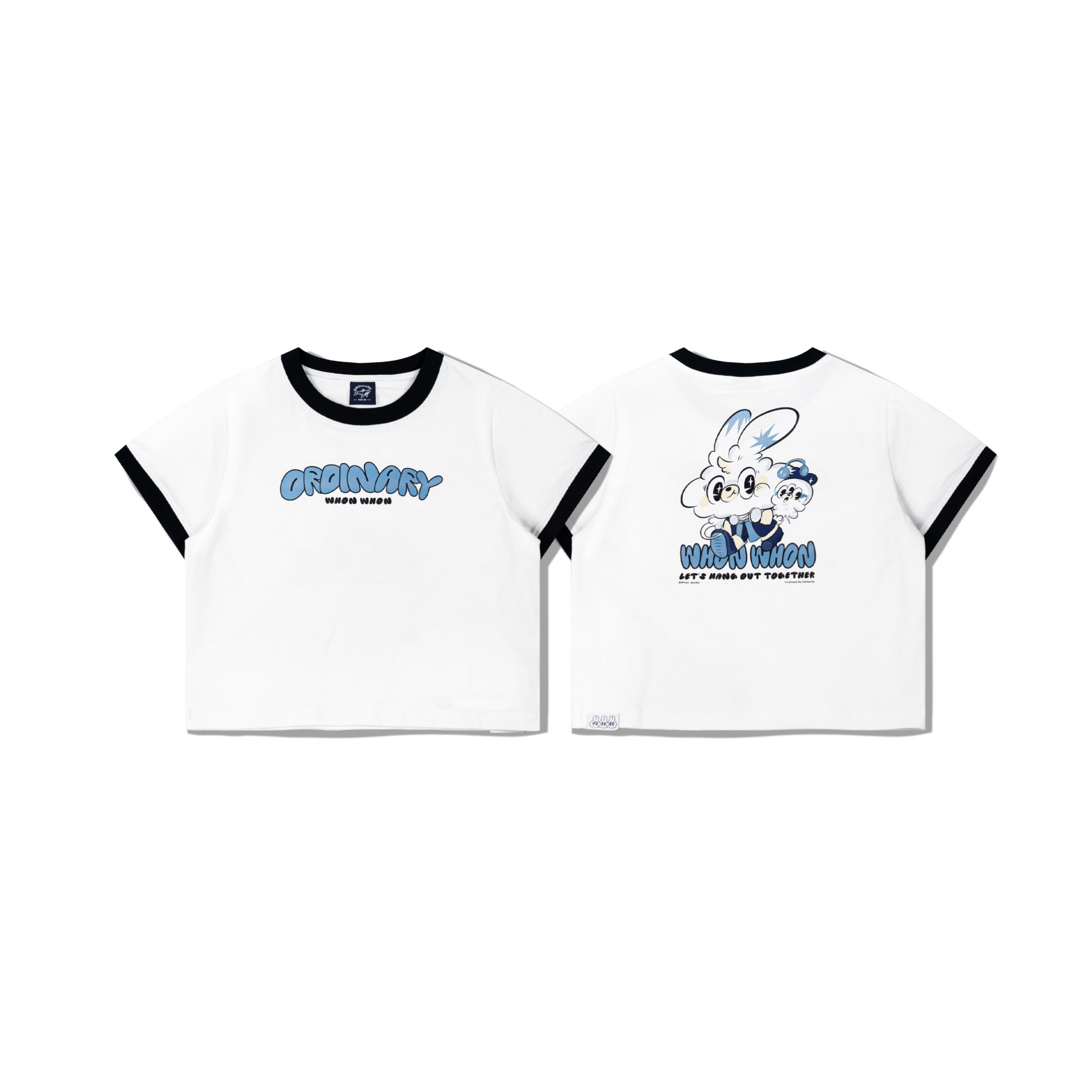 ORDINARY X IDOL Logo短版女TEE