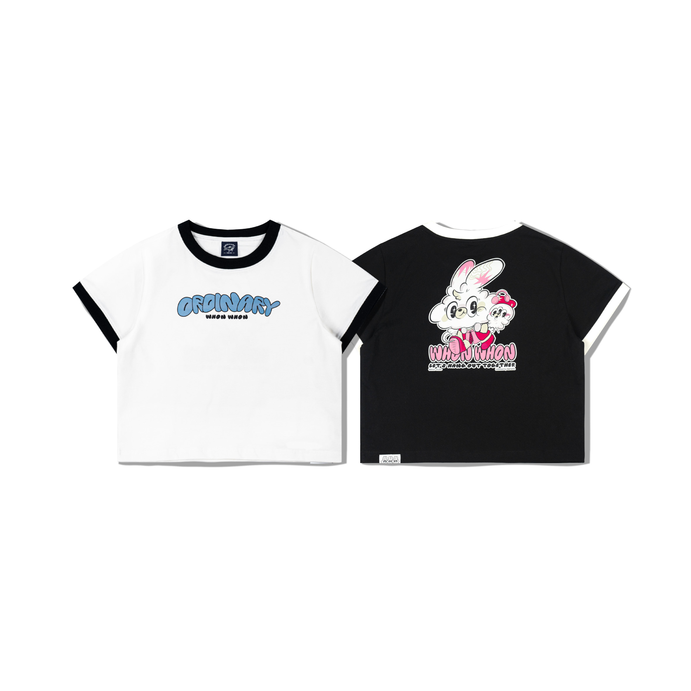 ORDINARY X IDOL Logo短版女TEE
