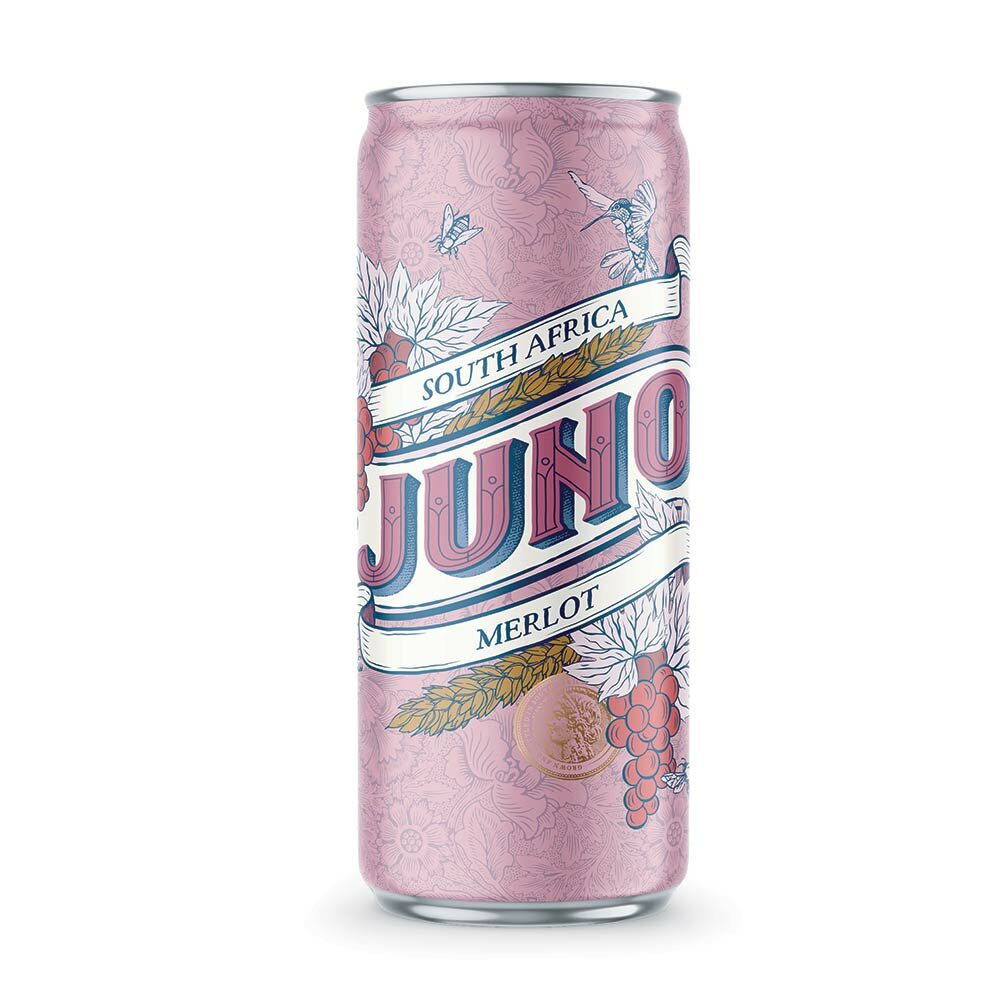 【公平貿易】JUNO Merlot 2023 罐裝紅酒｜有機素食葡萄酒