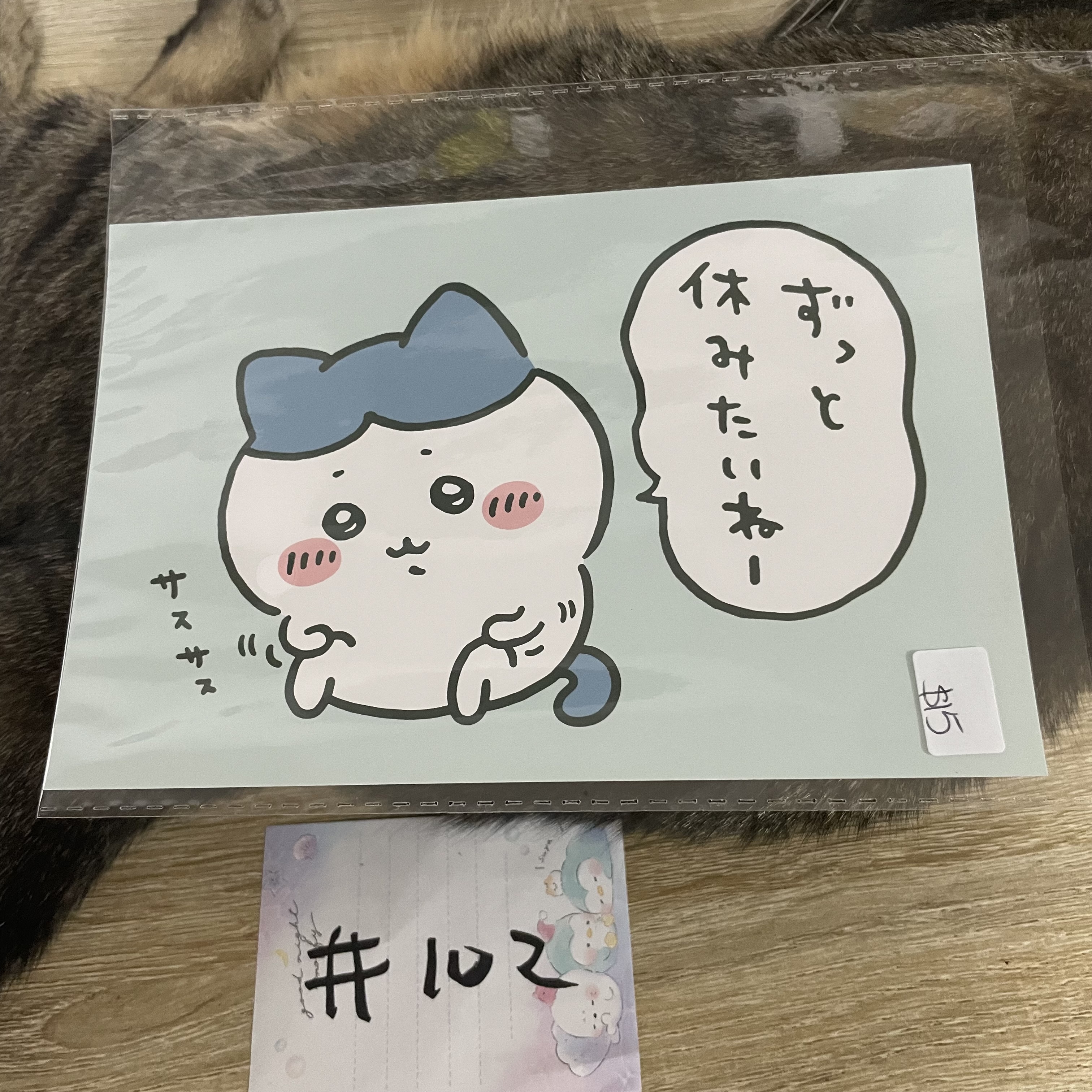 CHIIKAWA 八字貓 明信片#102