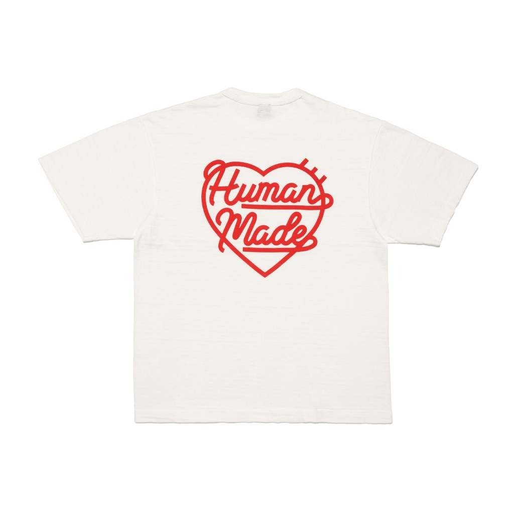2024AW HUMAN MADE POCKET T-SHIRT 背後 LV愛心 刺繡 口袋 短T 現貨