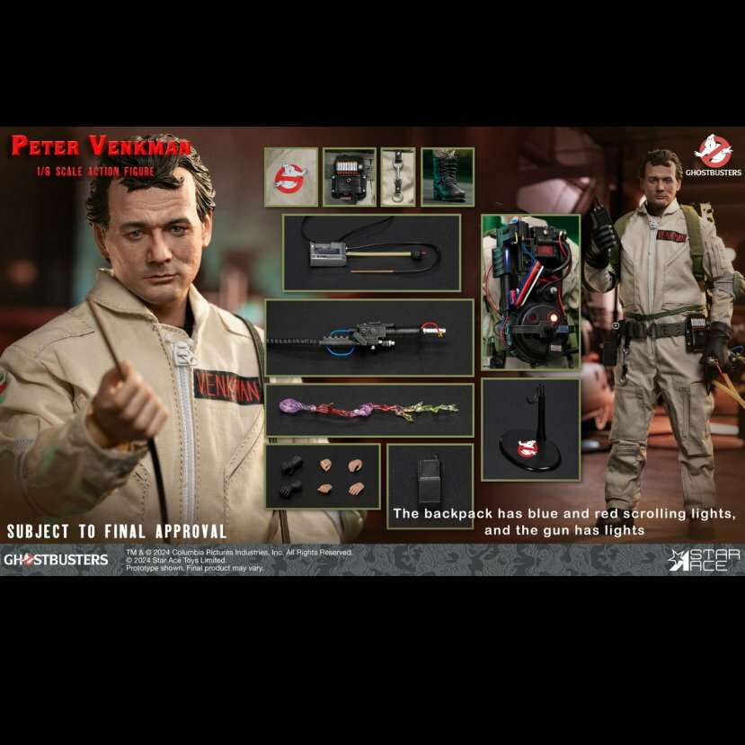 [訂金] Star Ace : 1/6 SA0151 Ghostbusters Peter Venkman