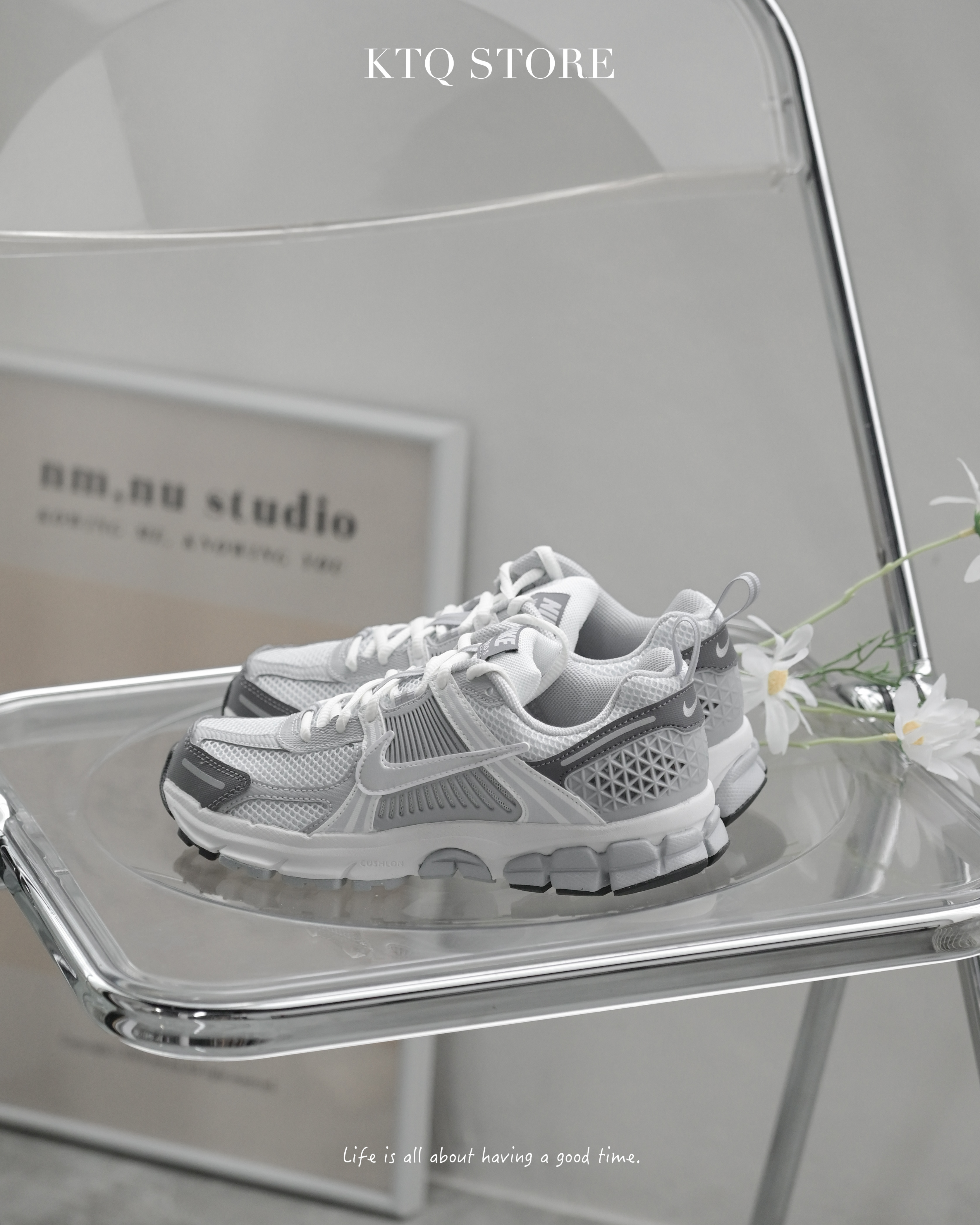 KTQ STORE ‧ Nike Zoom Vomero 5 Pure Platinum Metallic Silver 灰銀 HF6998-002