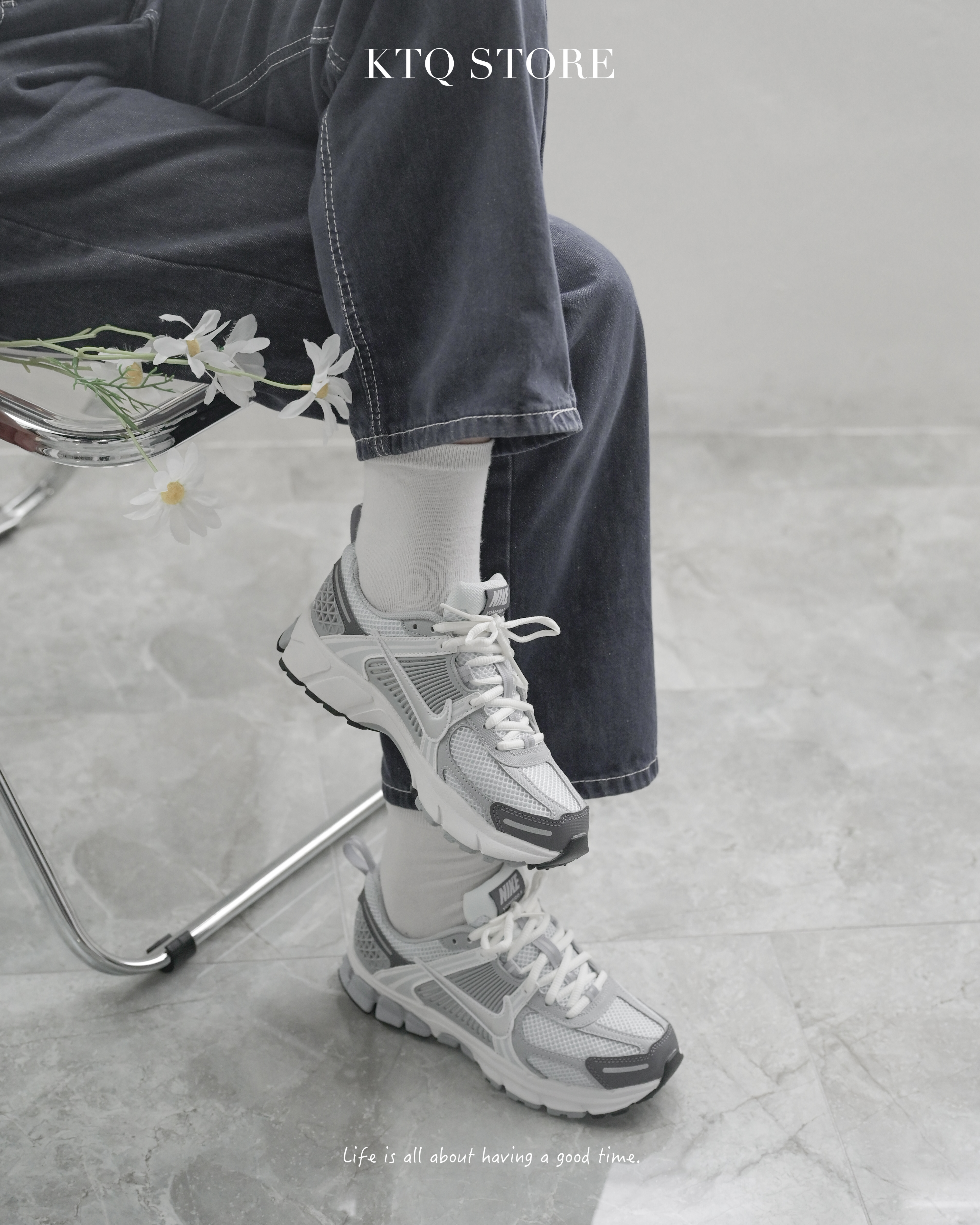 KTQ STORE ‧ Nike Zoom Vomero 5 Pure Platinum Metallic Silver 灰銀 HF6998-002