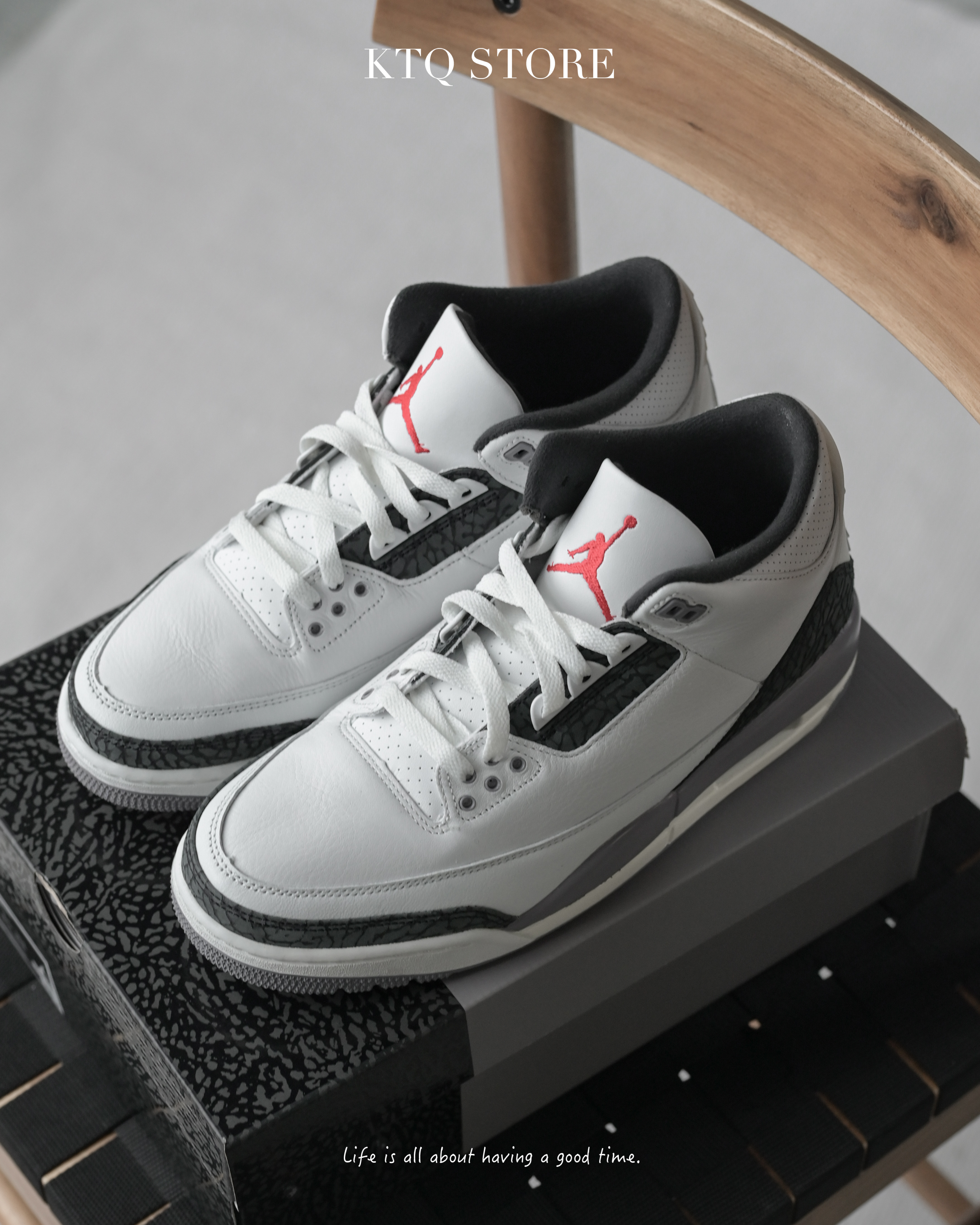 KTQ STORE ‧ Air Jordan 3 “Cement Grey” 水泥灰 CT8532-106