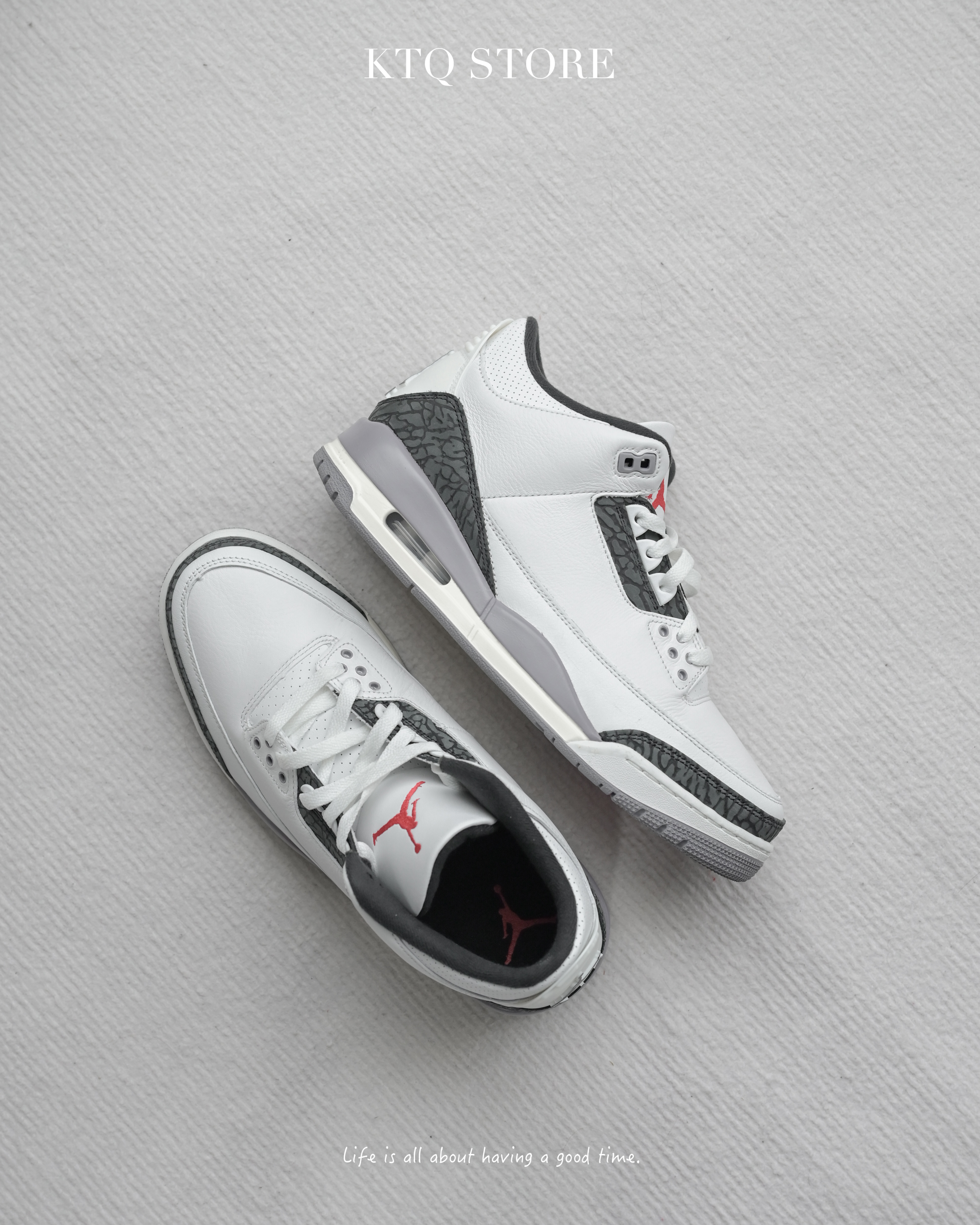 KTQ STORE ‧ Air Jordan 3 “Cement Grey” 水泥灰 CT8532-106