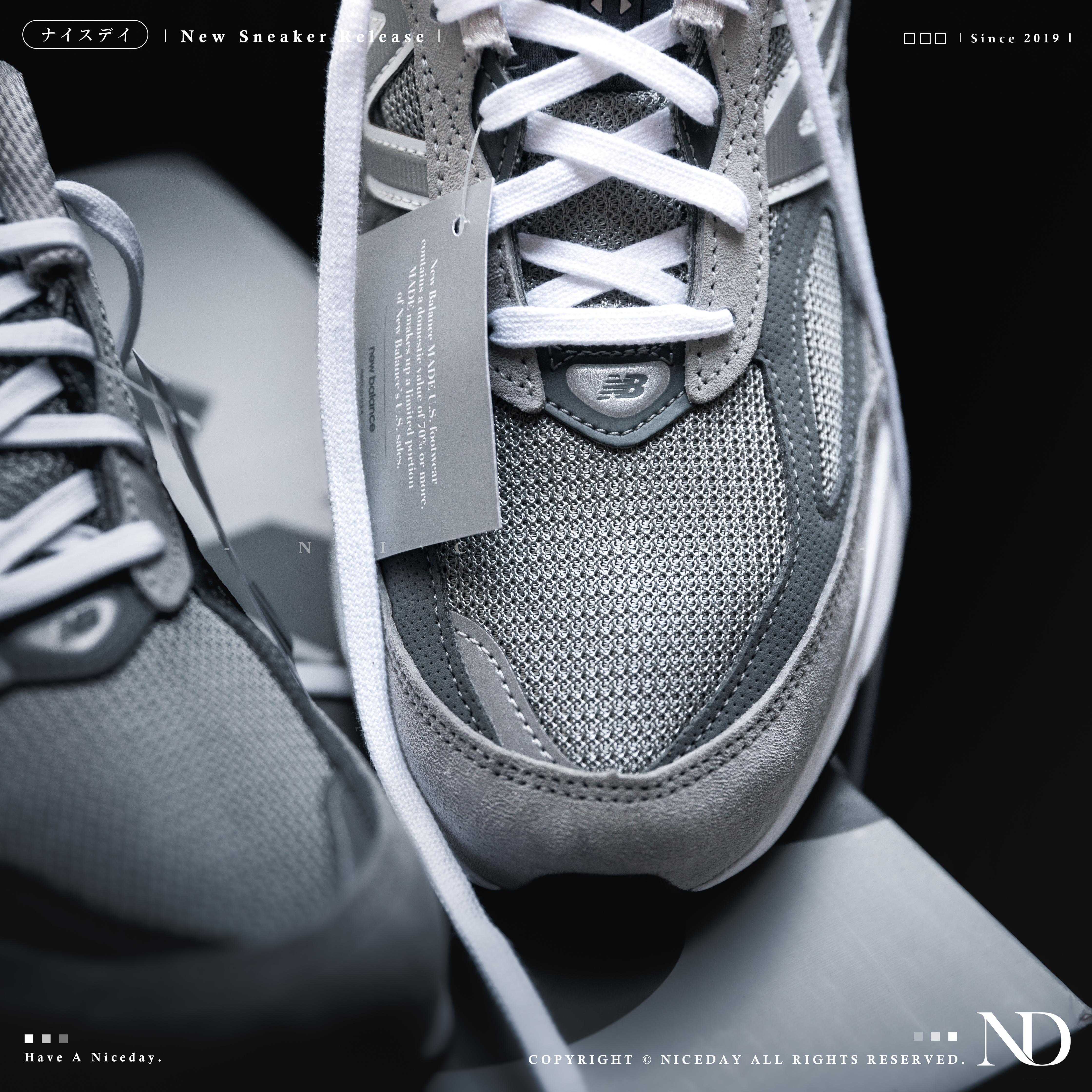 NICEDAY 部分現貨 New Balance 990 v6 元祖灰 美製 男款 M990GL6